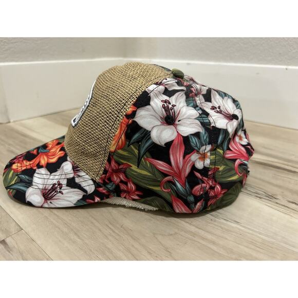Myrtle Beach Tropical Flowers Hat/Cap Snapback - Picture 2 of 6